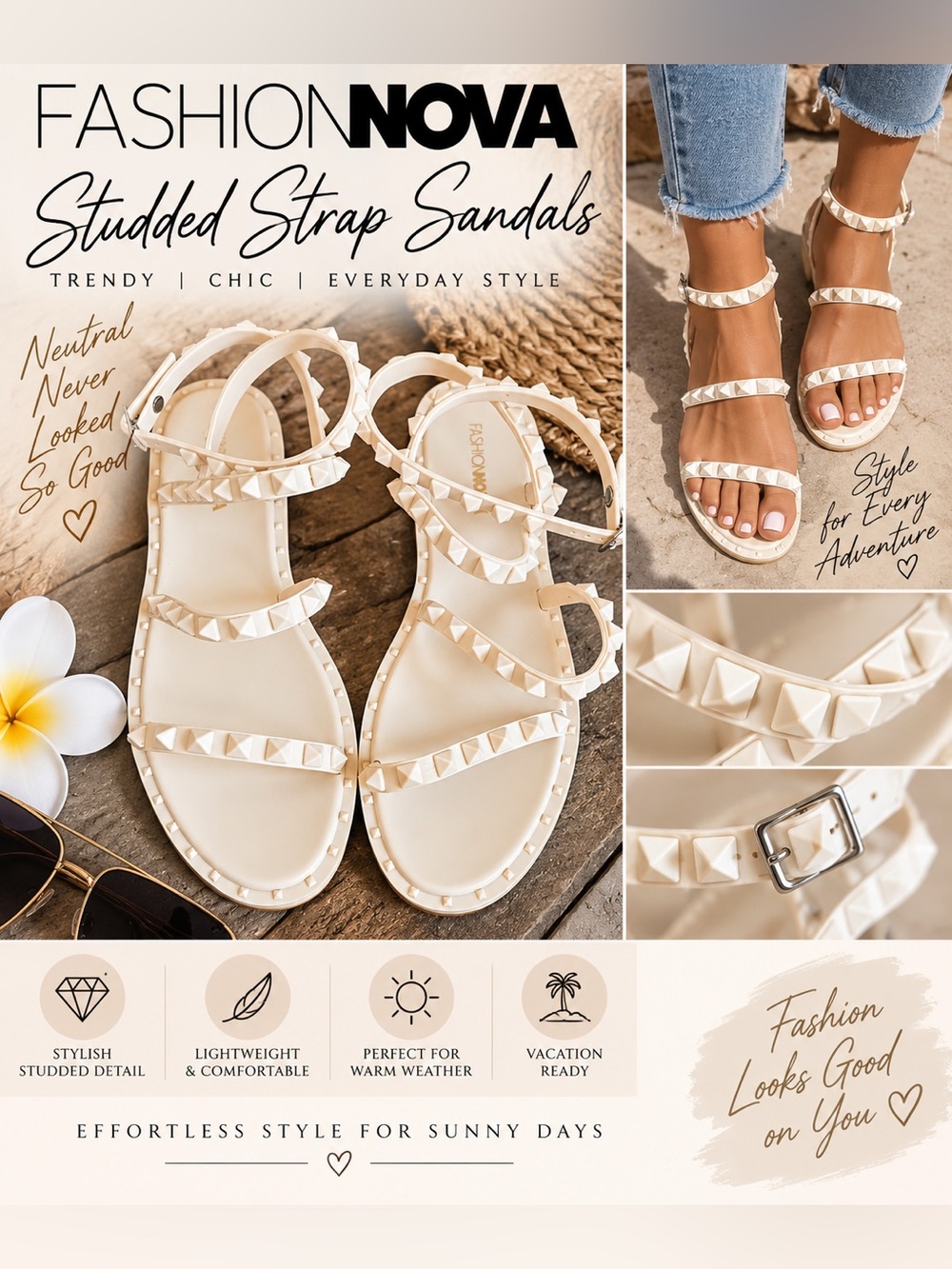 $10 or 🆓 BUY ONE GET ONE FREE 🆓 
Studded Strappy Sandals